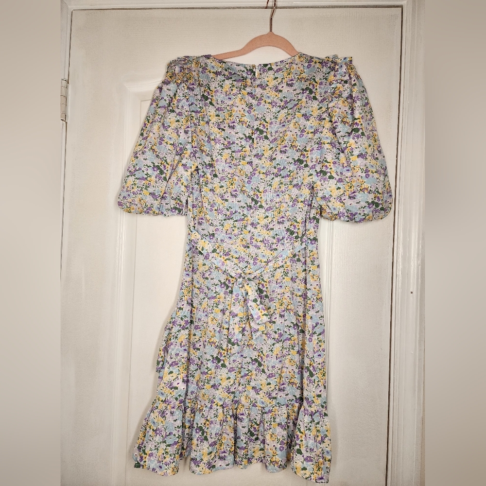 Missguided Floral Ruffle Dress - Multicolor - Picture 3 of 4